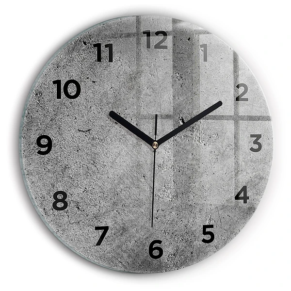 Wanduhr rund mit motiv Industrielle Wand