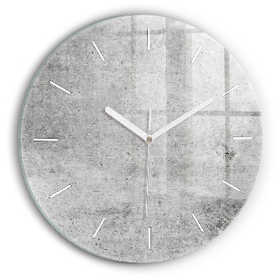 Wanduhr rund Rohe Wand