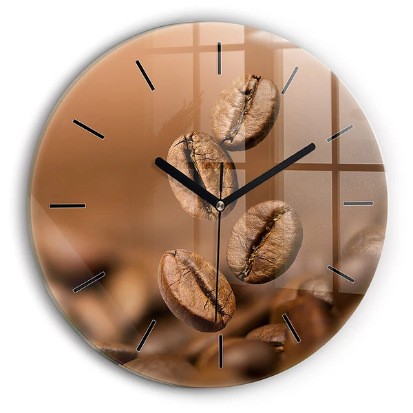 Wanduhr rund mit motiv Abstrakte Farben