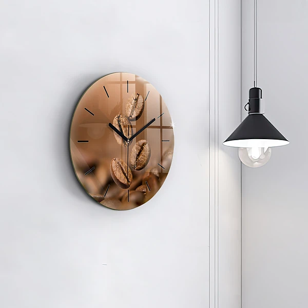 Wanduhr rund mit motiv Abstrakte Farben