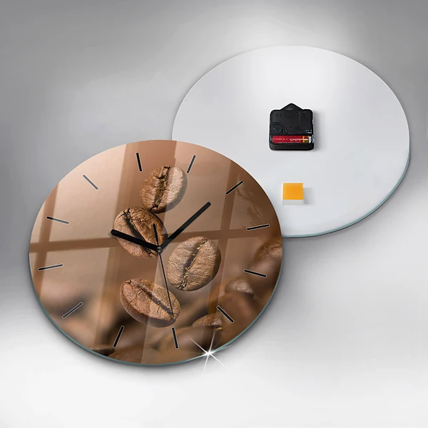 Wanduhr rund mit motiv Abstrakte Farben