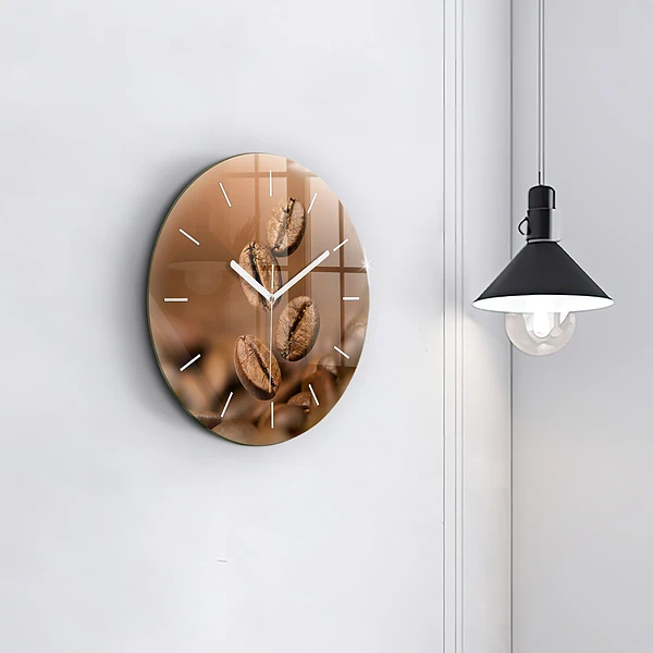 Wanduhr rund mit motiv Abstrakte Farben