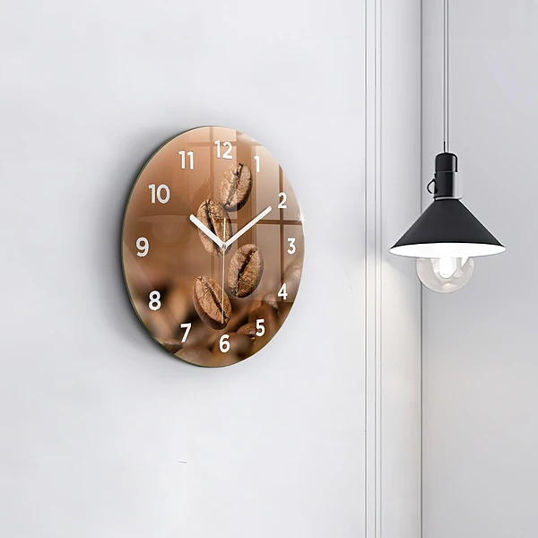 Wanduhr rund mit motiv Abstrakte Farben