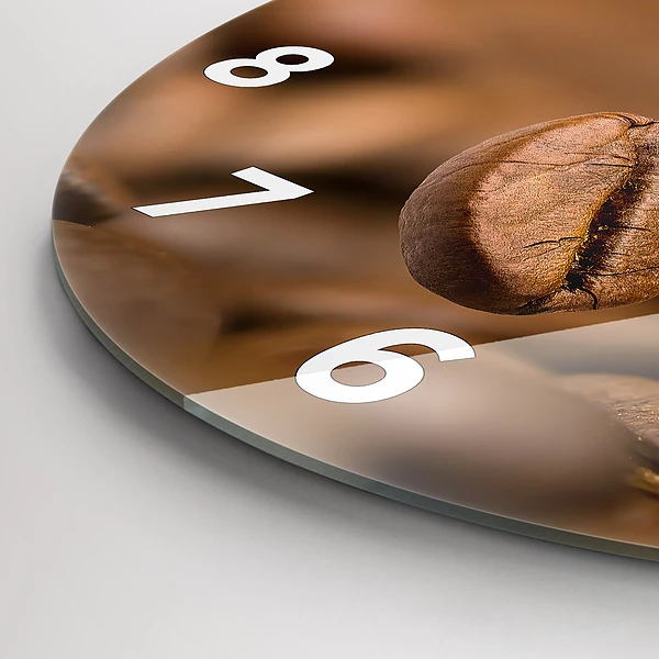 Wanduhr rund mit motiv Abstrakte Farben