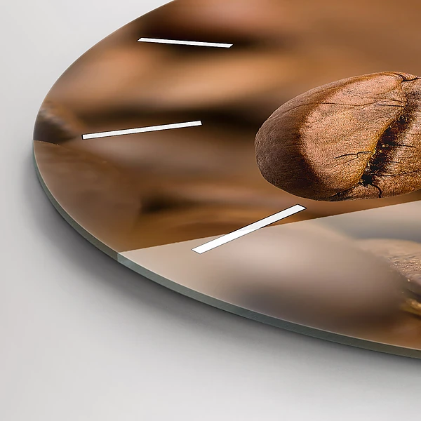 Wanduhr rund mit motiv Abstrakte Farben