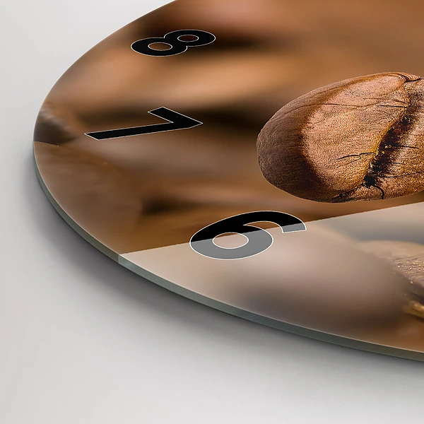 Wanduhr rund mit motiv Abstrakte Farben