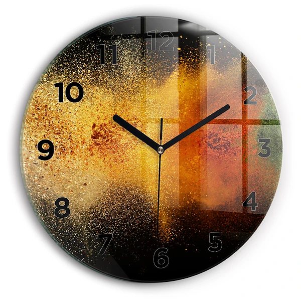 Wanduhr rund Verstreute Gewürze
