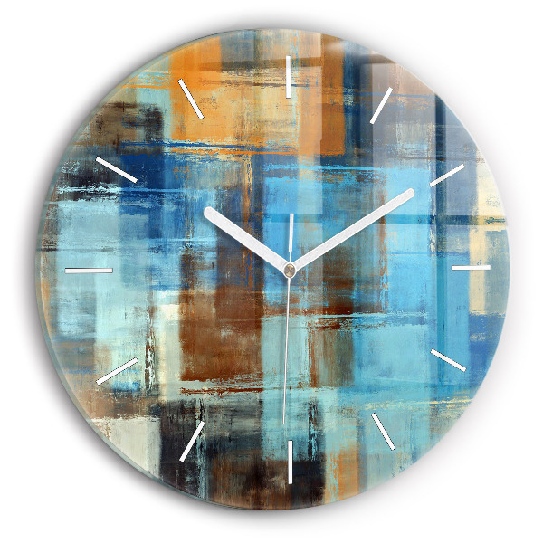 Wanduhr rund mit motiv Bunter Hintergrund - abstrakt