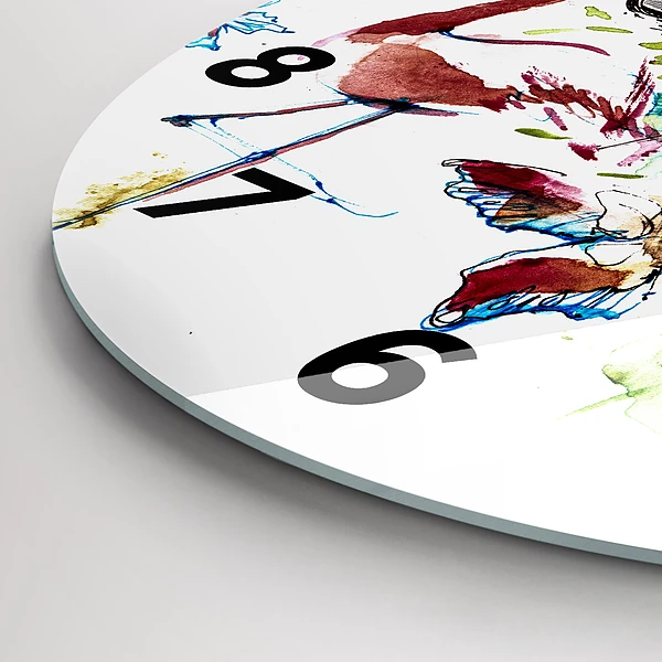 Wanduhr rund mit motiv Zoologe