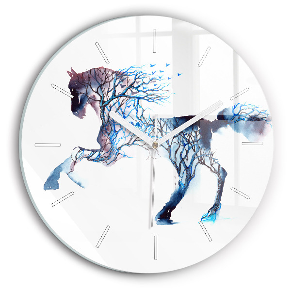 Wanduhr rund mit motiv Tier Natur Altruismus
