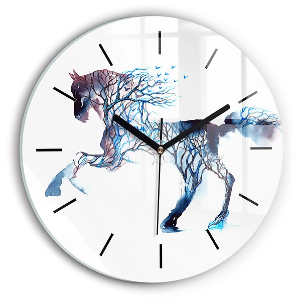 Wanduhr rund mit motiv Tier Natur Altruismus