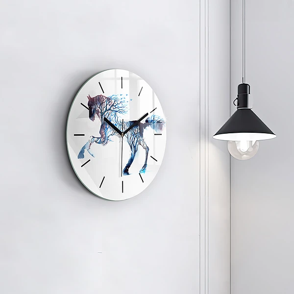 Wanduhr rund mit motiv Tier Natur Altruismus