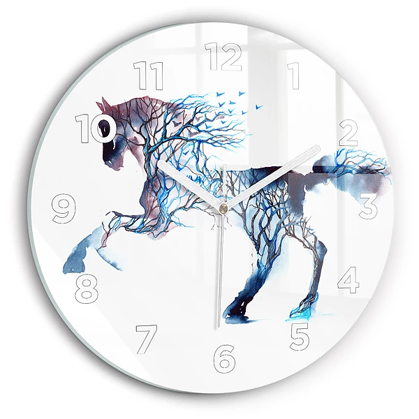 Wanduhr rund mit motiv Tier Natur Altruismus