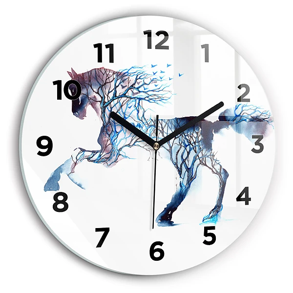 Wanduhr rund mit motiv Tier Natur Altruismus