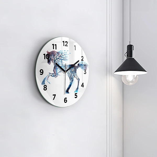 Wanduhr rund mit motiv Tier Natur Altruismus