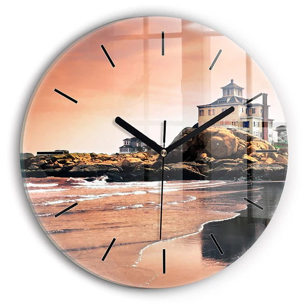 Wanduhr rund Sherman Küste