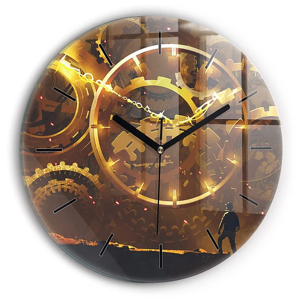 Wanduhr rund Zeit - Mechanismus