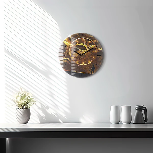 Wanduhr rund Zeit - Mechanismus