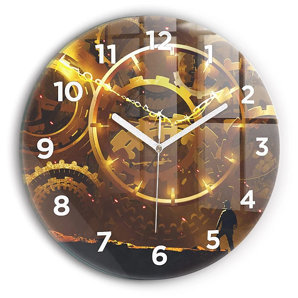 Wanduhr rund Zeit - Mechanismus