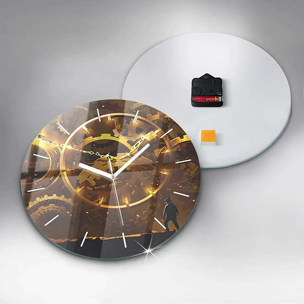 Wanduhr rund Zeit - Mechanismus