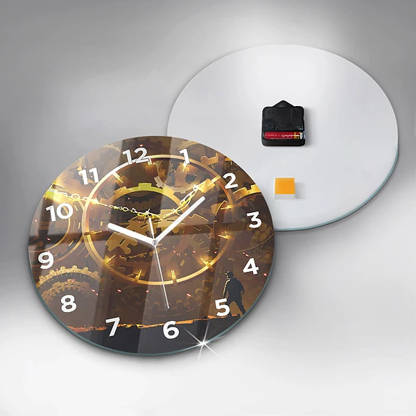 Wanduhr rund Zeit - Mechanismus