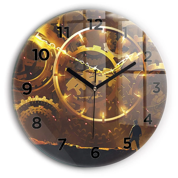 Wanduhr rund Zeit - Mechanismus