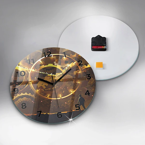 Wanduhr rund Zeit - Mechanismus