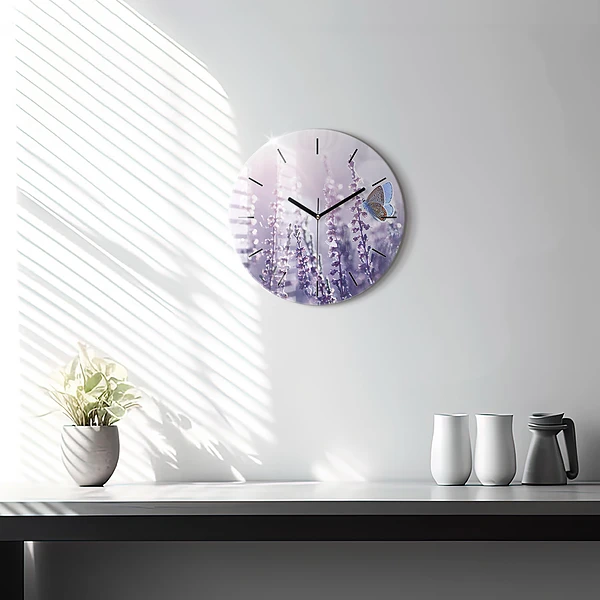 Wanduhr rund Abstraktion