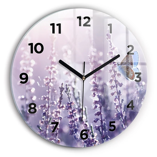 Wanduhr rund Abstraktion