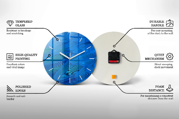 Wanduhr rund mit motiv Marines der Vereinigten Staaten