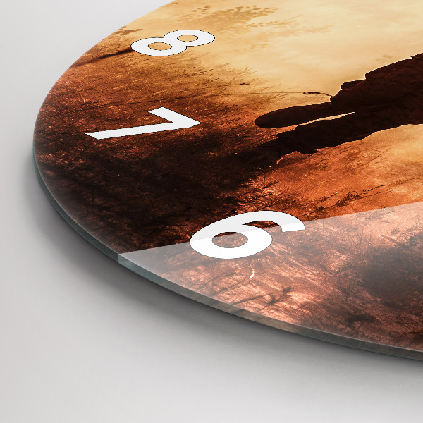 Wanduhr rund mit motiv Marines der Vereinigten Staaten