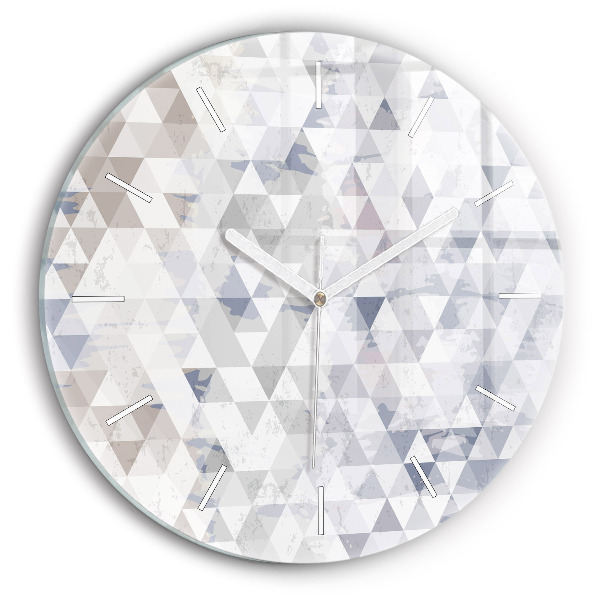 Wanduhr rund Geometrisches Muster