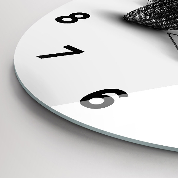 Wanduhr rund Aufbau des F1-Wagens