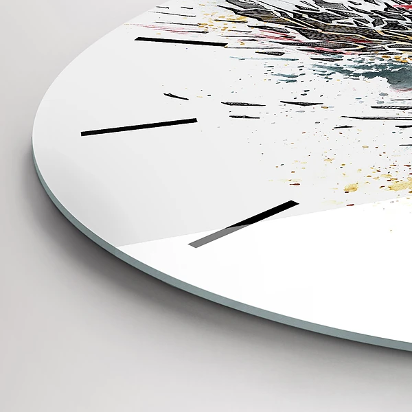 Wanduhr rund mit motiv Ein Krieger bei der Jagd