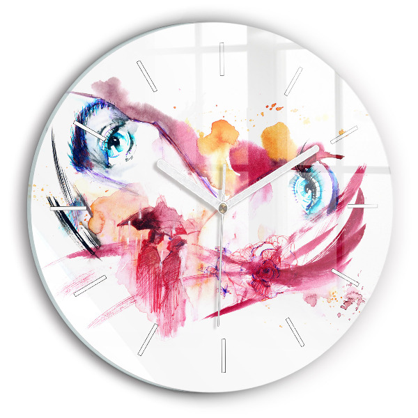 Wanduhr rund mit motiv Romantisches Paar