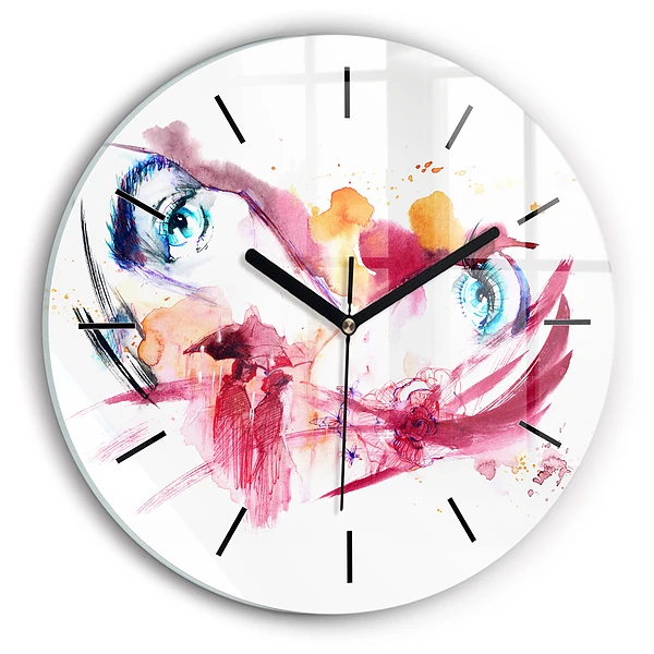 Wanduhr rund mit motiv Romantisches Paar