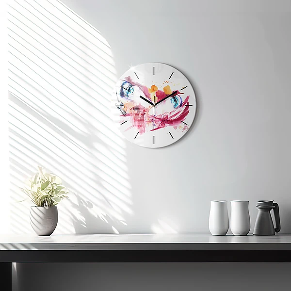 Wanduhr rund mit motiv Romantisches Paar
