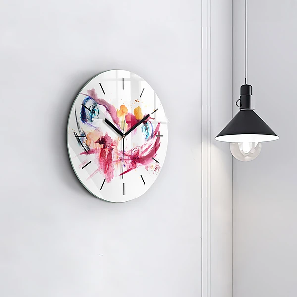 Wanduhr rund mit motiv Romantisches Paar