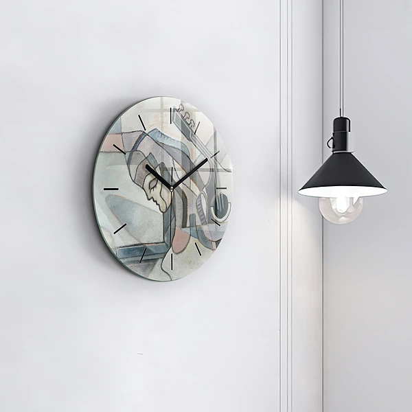 Wanduhr rund mit motiv Abstrakte Malerei