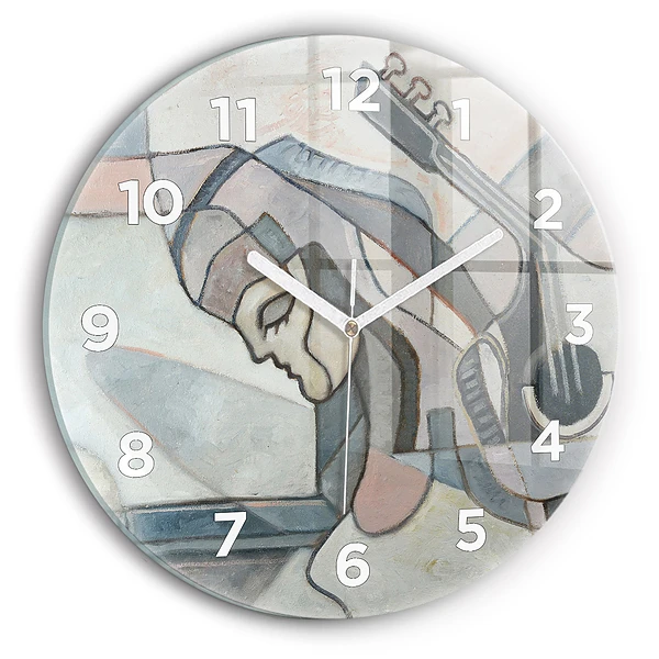 Wanduhr rund mit motiv Abstrakte Malerei