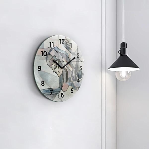 Wanduhr rund mit motiv Abstrakte Malerei