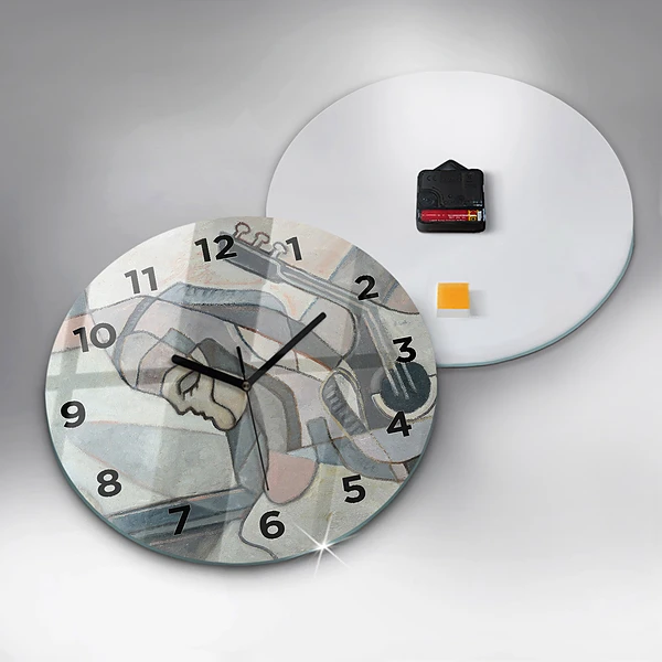 Wanduhr rund mit motiv Abstrakte Malerei