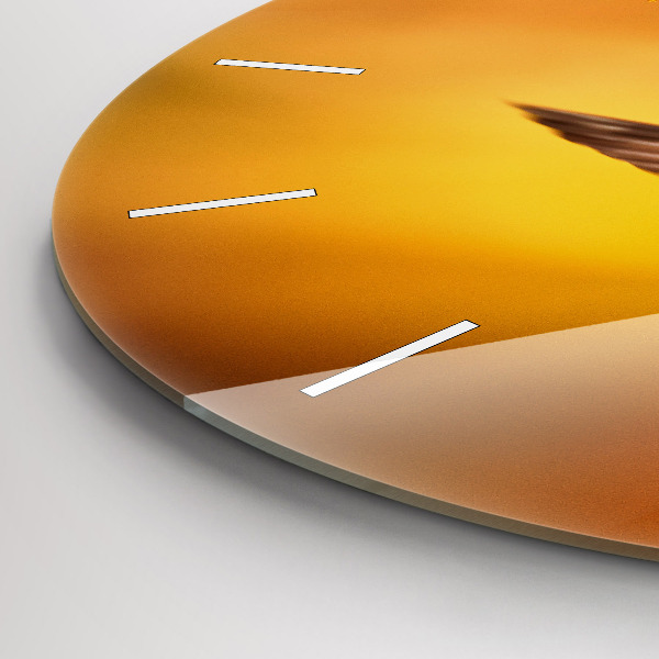 Wanduhr rund Kolibri Vogel