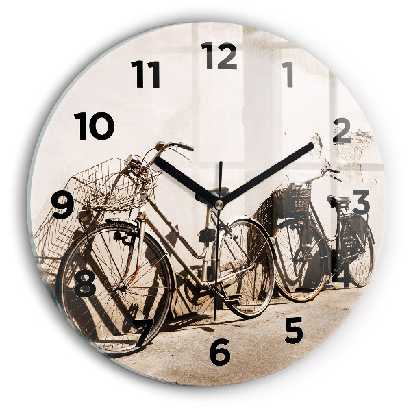 Wanduhr rund Italienisches Fahrrad