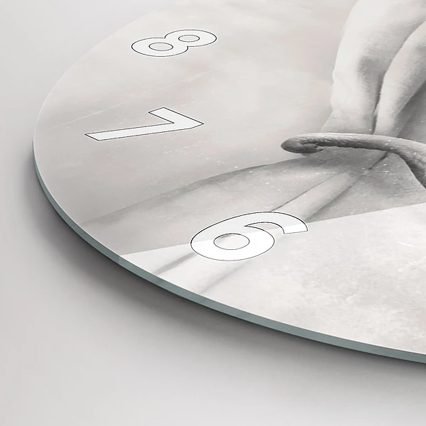 Wanduhr rund Elefant
