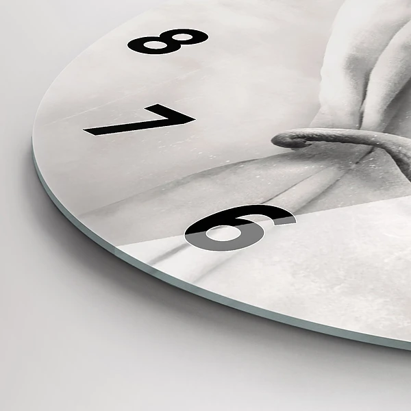 Wanduhr rund Elefant