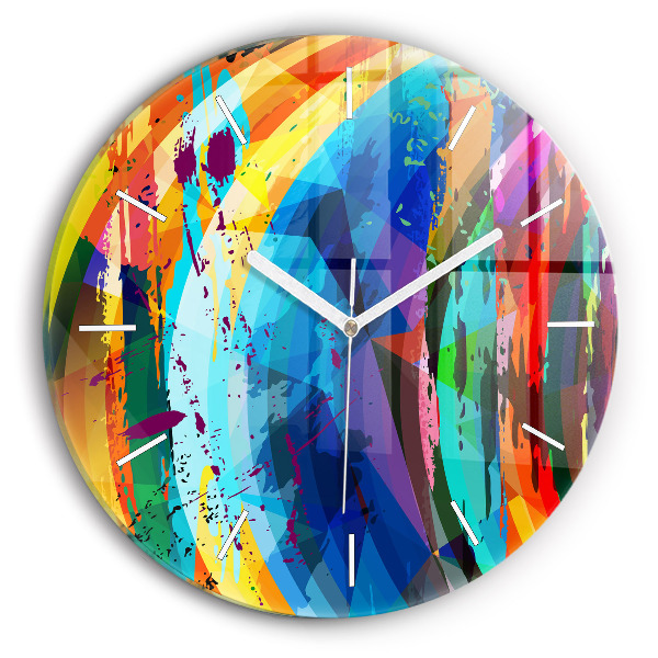 Wanduhr rund mit motiv Abstrakter Hintergrund