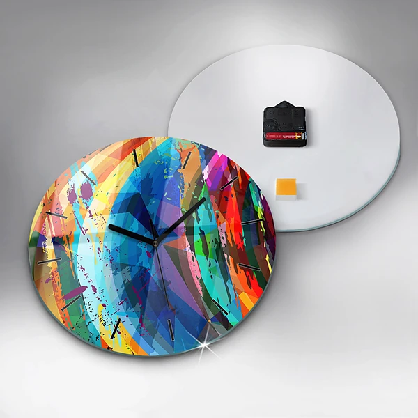 Wanduhr rund mit motiv Abstrakter Hintergrund