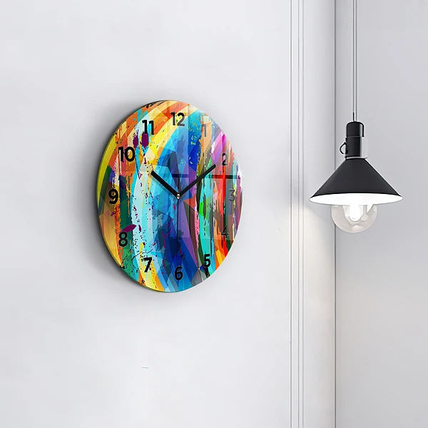 Wanduhr rund mit motiv Abstrakter Hintergrund