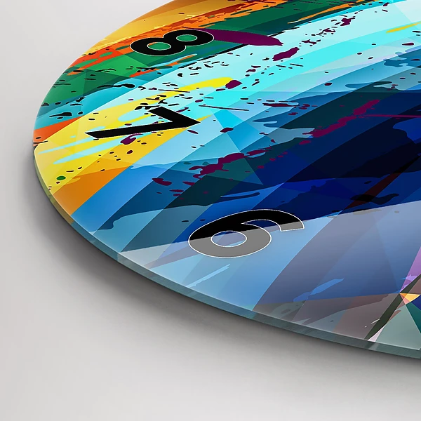 Wanduhr rund mit motiv Abstrakter Hintergrund